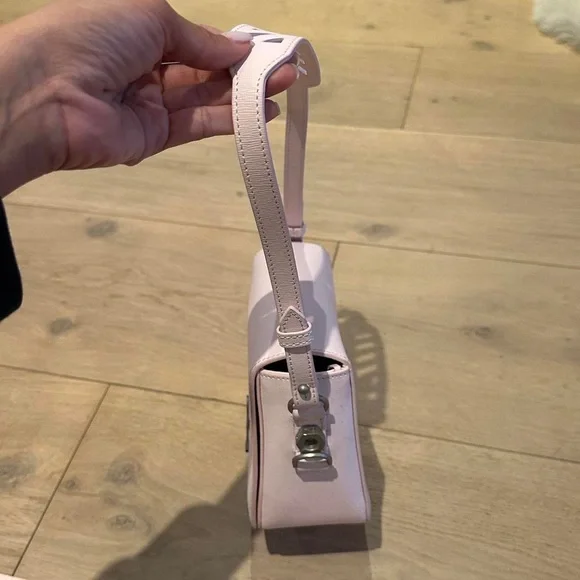 Off-White Binder Clip Flap Bag